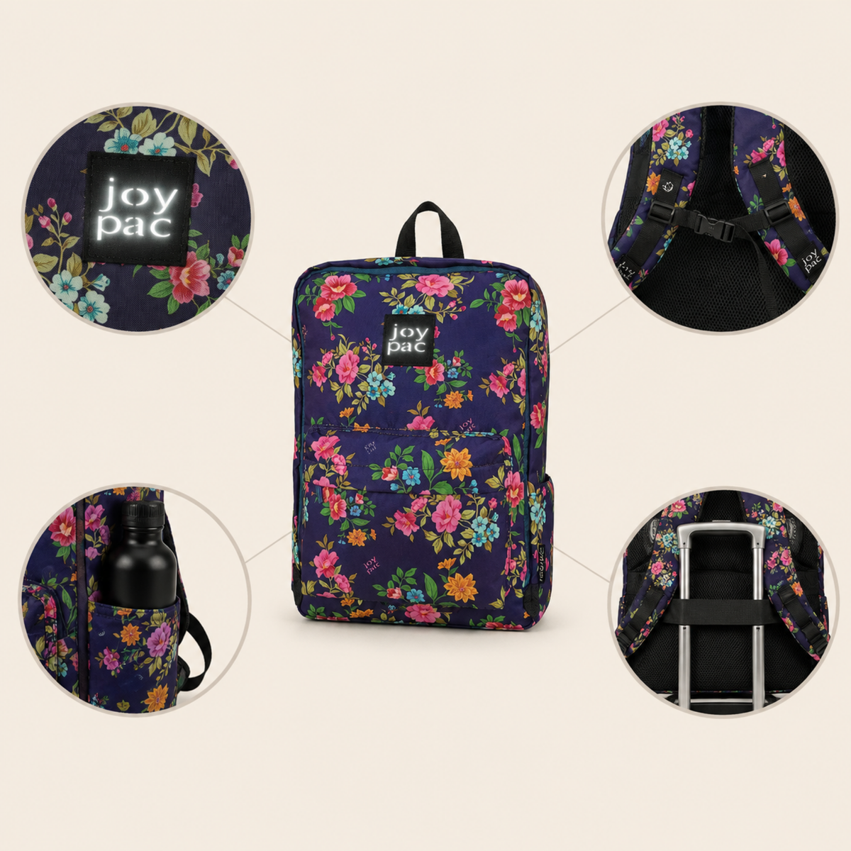 Plecak miejski do samolotu na laptopa 15,6" JOYPAC URBANIC