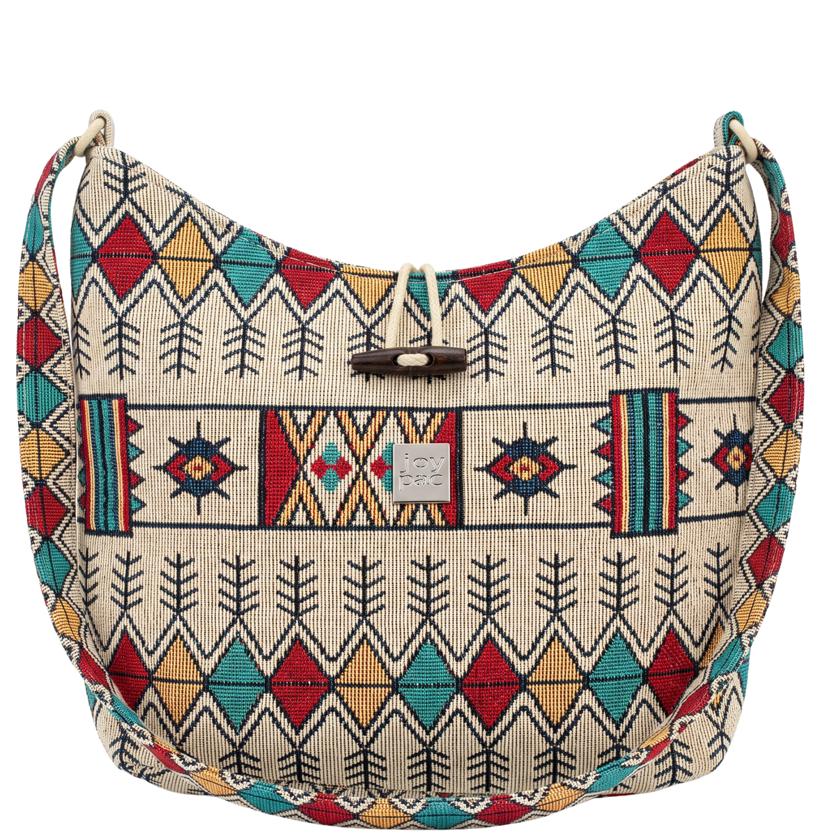 Torebka crossbody damska JOYPAC BLOOM, wzorzysta na ramię