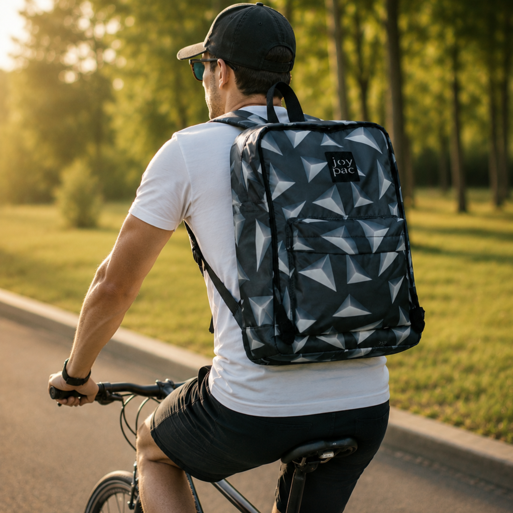 Backpack for airplane, for 15.6'' laptop JOYPAC Urbanic floral