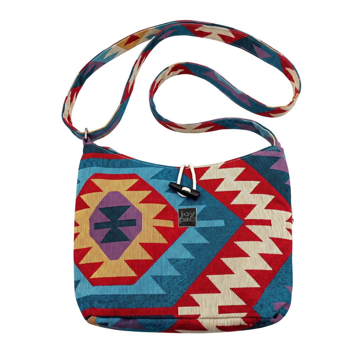 Torebka crossbody damska JOYPAC BLOOM, wzorzysta na ramię