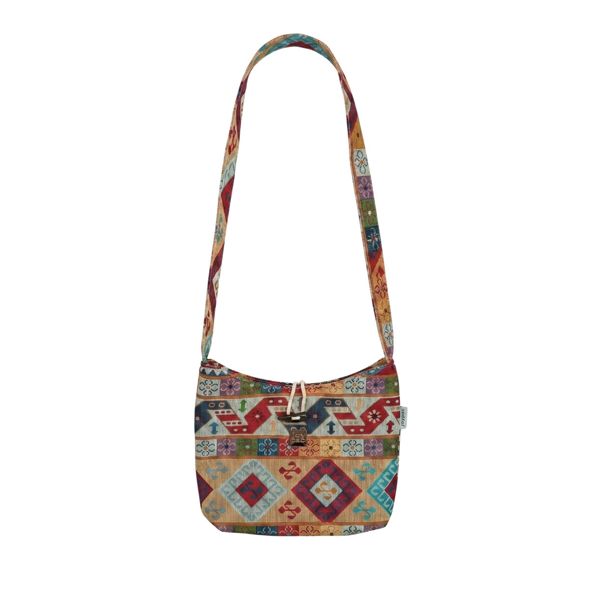 Torebka crossbody damska JOYPAC BLOOM, wzorzysta na ramię
